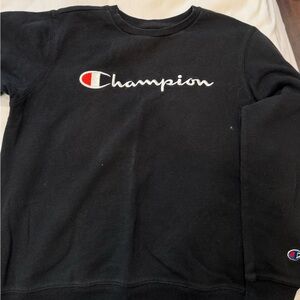 black champion crewneck